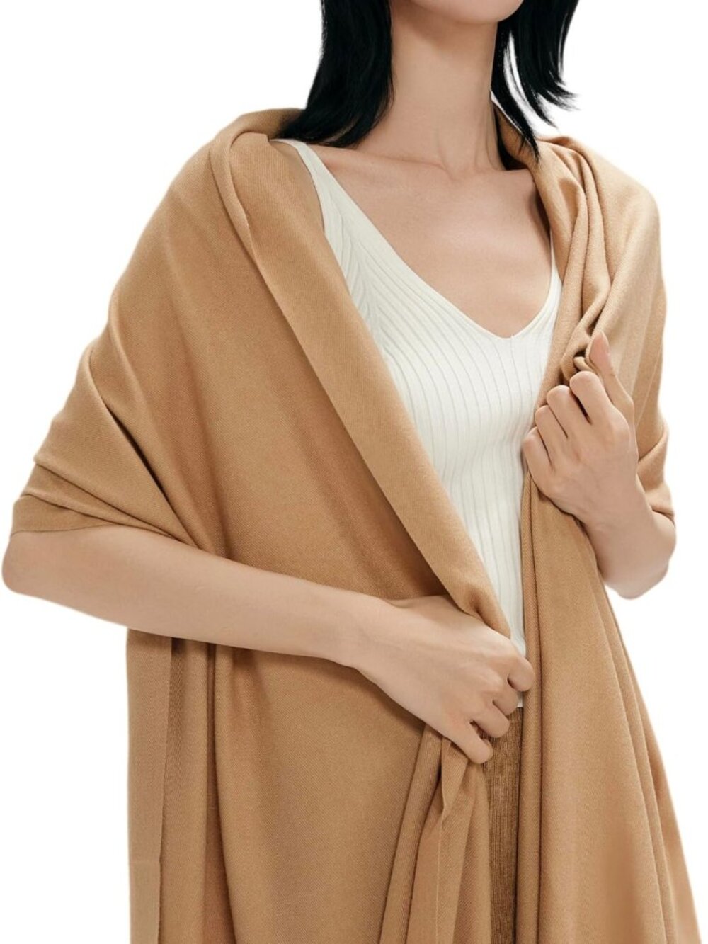 Cozy Cashmere Feel Women's Winter Scarf Shawl Wrap - Perfect for Weddings